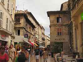 in der Altstadt von Avignon