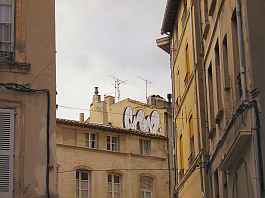 in der Altstadt von Avignon