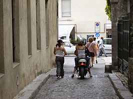 in der Altstadt von Avignon in der Altstadt von Avignon