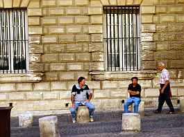 in der Altstadt von Avignon in der Altstadt von Avignon
