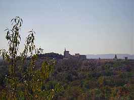 Le Fort Saint André - Blick nach Avignon Le Fort Saint André - Blick nach Avignon
